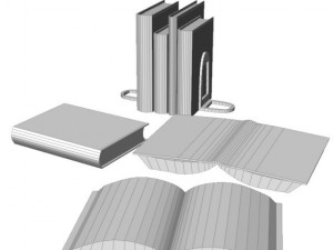 booksobj 3D 모델