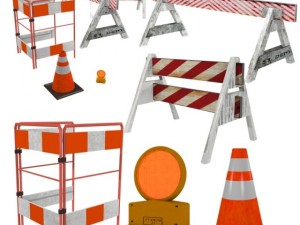 traffic barriers Modelo 3D