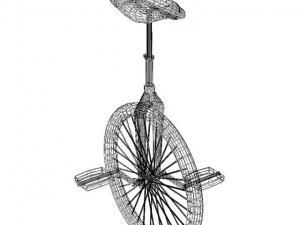 unicycle 3D 模型