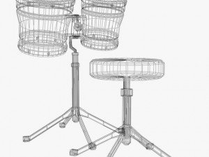 bongos 3D-Modell