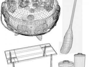 caldron Modèle 3D