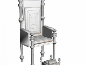 throne 3D Model