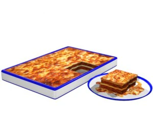 лазанья 3D Модель