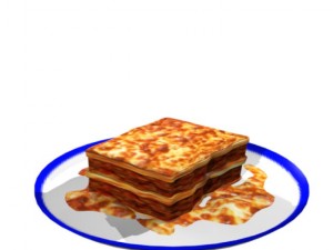 lasagna 3Dモデル