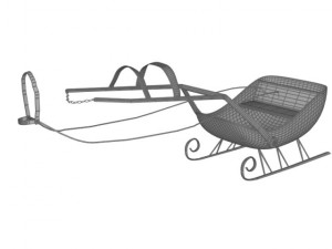 sleigh 3D-Modell