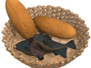 loaves and fishes Modelo 3D