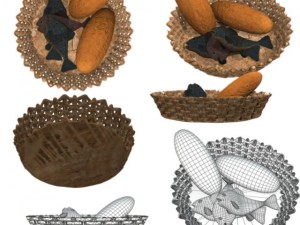 loaves and fishes 3D Модель