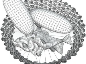 loaves and fishes 3D Model