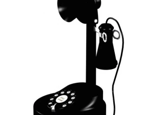 stary telefon Model 3D