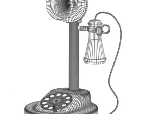 stary telefon Model 3D