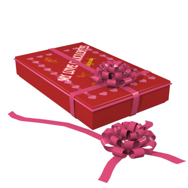 candy box 3D Модель .c4d .max .obj .3ds .fbx .stl .blend 