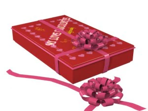 pudełko cukierk&oacute;w Model 3D