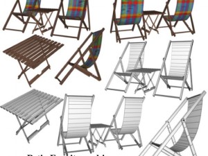 patio furniture Modelo 3D