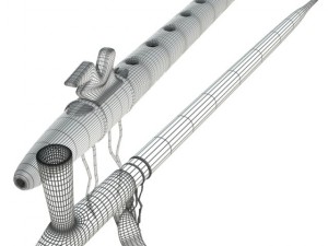 flute and pipe 3Dモデル