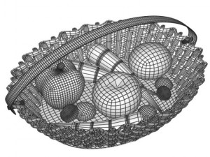 veggie basket Modelo 3D