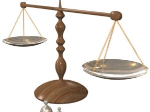 balance scales 3D Model