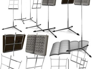 music stand Model 3D
