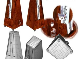 metr&ocirc;nomo Modelo 3D