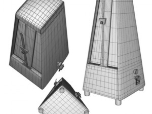 metronome Modello 3D