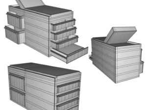 exam table 3D Model