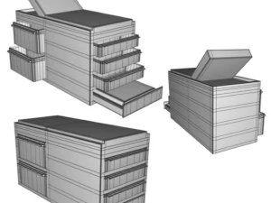 exam table 3D Model