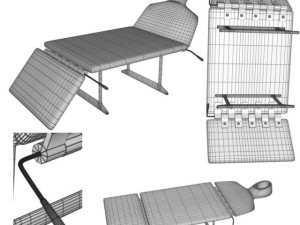 chiropractortable Modelo 3D