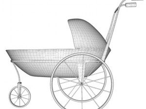 baby carriage Modelo 3D