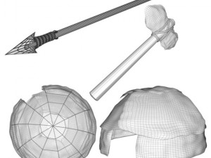 primitive things Model 3D