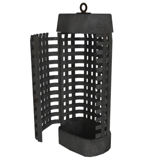 iron cage 3D 模型 .c4d .max .obj .3ds .fbx .stl .blend 