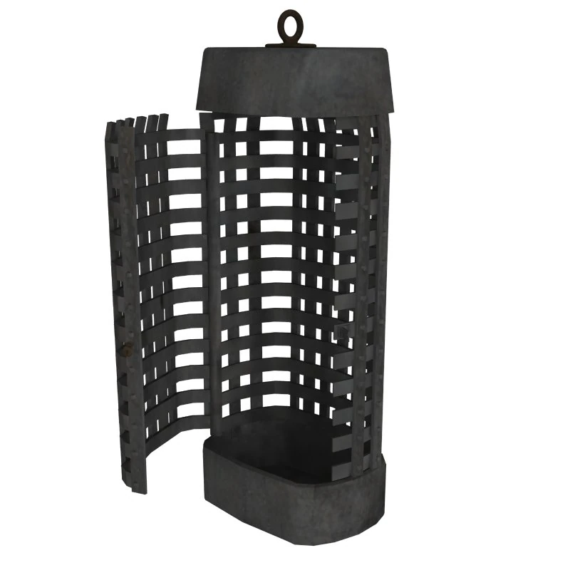 iron cage 3D Model .c4d .max .obj .3ds .fbx .stl .blend 