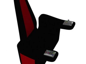 제어 의자 3D 모델