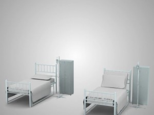hospital set 3D Model