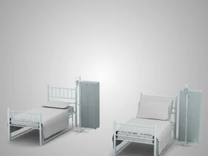 병원 세트 3D 모델