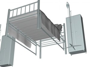 hospital set 3D Model