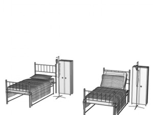 hospital set 3D Model