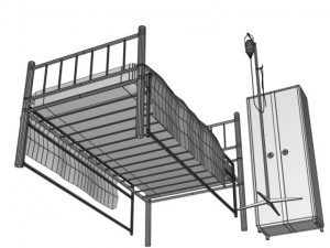 hospital set 3D Model