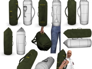 duffel bag Modelo 3D