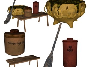 caldron 3D 模型