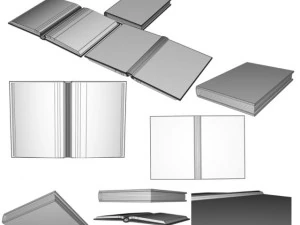 boek 3D Model