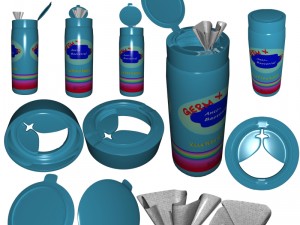 wipe dispenser Modello 3D