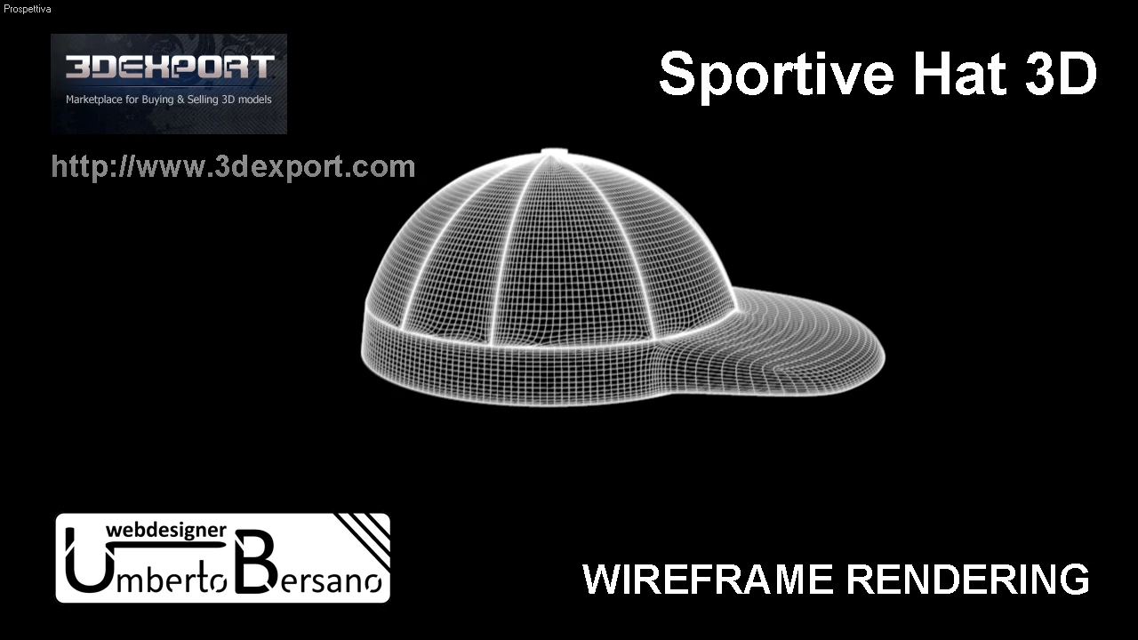 cap 3D Model .c4d .max .obj .3ds .fbx .stl .blend 