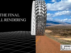 silver tyre 3D Model