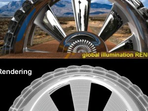 silver tyre 3D Model