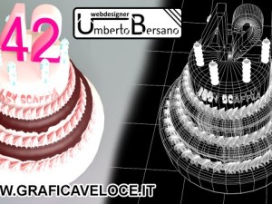 birthday cake Modello 3D