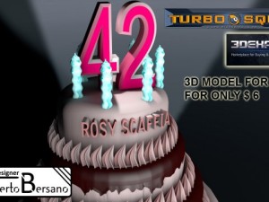 birthday cake Modello 3D