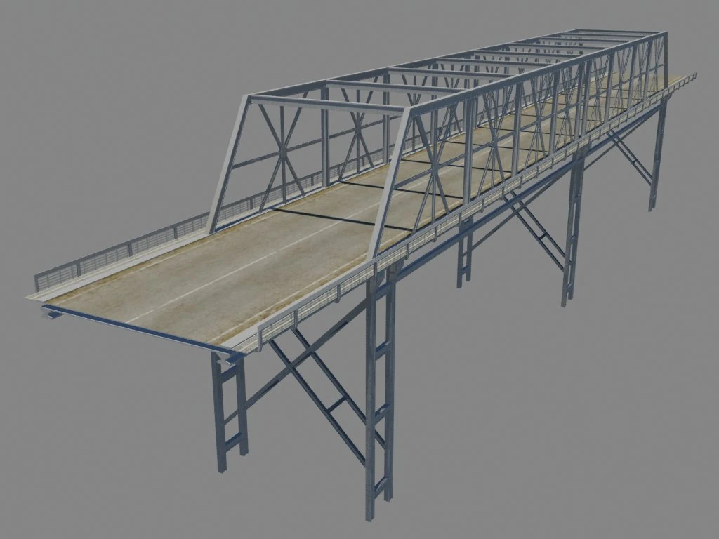 bridges pack 3D Model .c4d .max .obj .3ds .fbx .stl .blend 