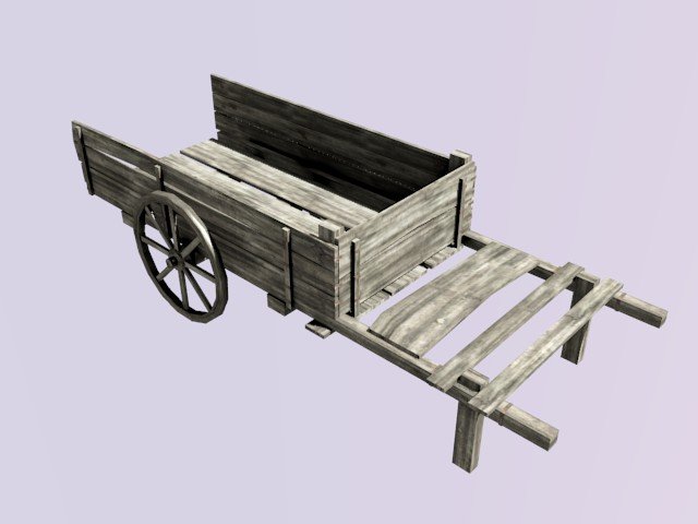 cart 3D 模型 .c4d .max .obj .3ds .fbx .stl .blend 