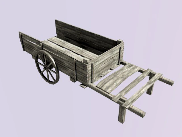 cart 3D Model .c4d .max .obj .3ds .fbx .stl .blend 