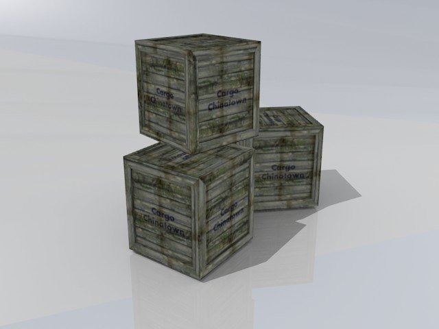 crate 3D Model .c4d .max .obj .3ds .fbx .stl .blend 