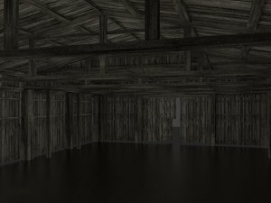 wooden warehouse 3D Model